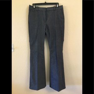MICHAEL KORS BLACK/GRAY DENIM BELL BOTTOM PANTS